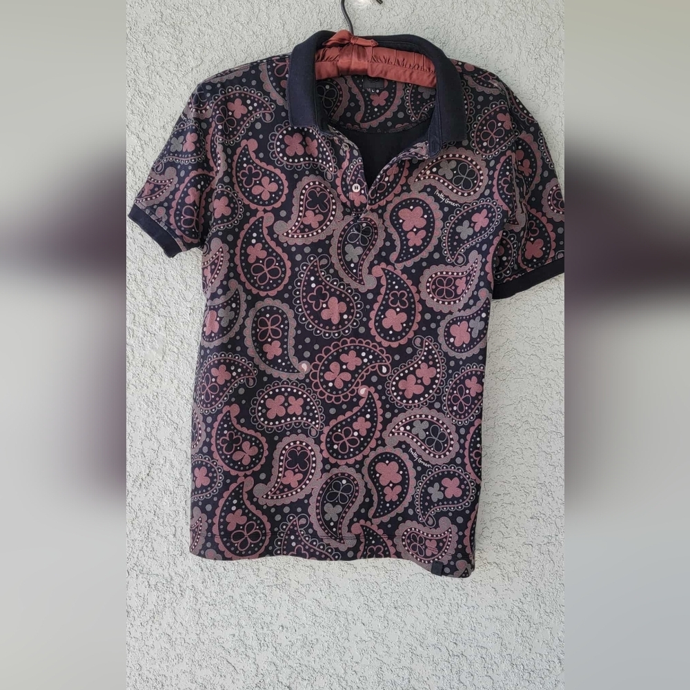 Pretty Green Paisley Polo Shirt
